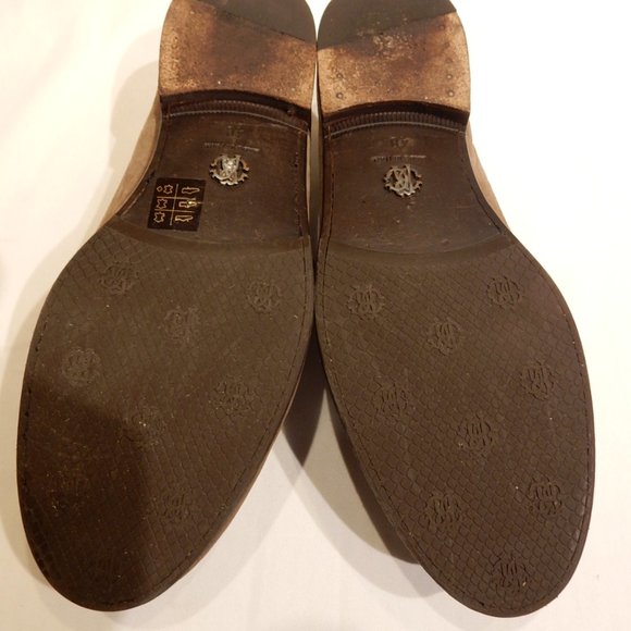 ROBERTO CAVALLI GRAY HORSEBIT LOAFERS IN EU SIZE 40 / US 7 main image 6